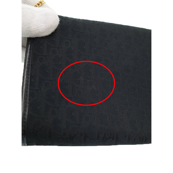 Christian Dior Trotter Pattern Chain Shoulder Bag - Picture 6 of 9